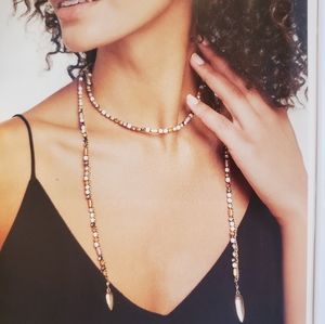 Stella and Dot Zoe lariat in Hematite